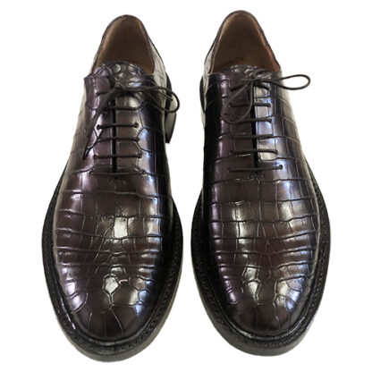 Scarpe uomo Oxford in alligatore - immagine 2