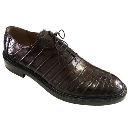 Scarpe uomo Oxford in alligatore - immagine 3